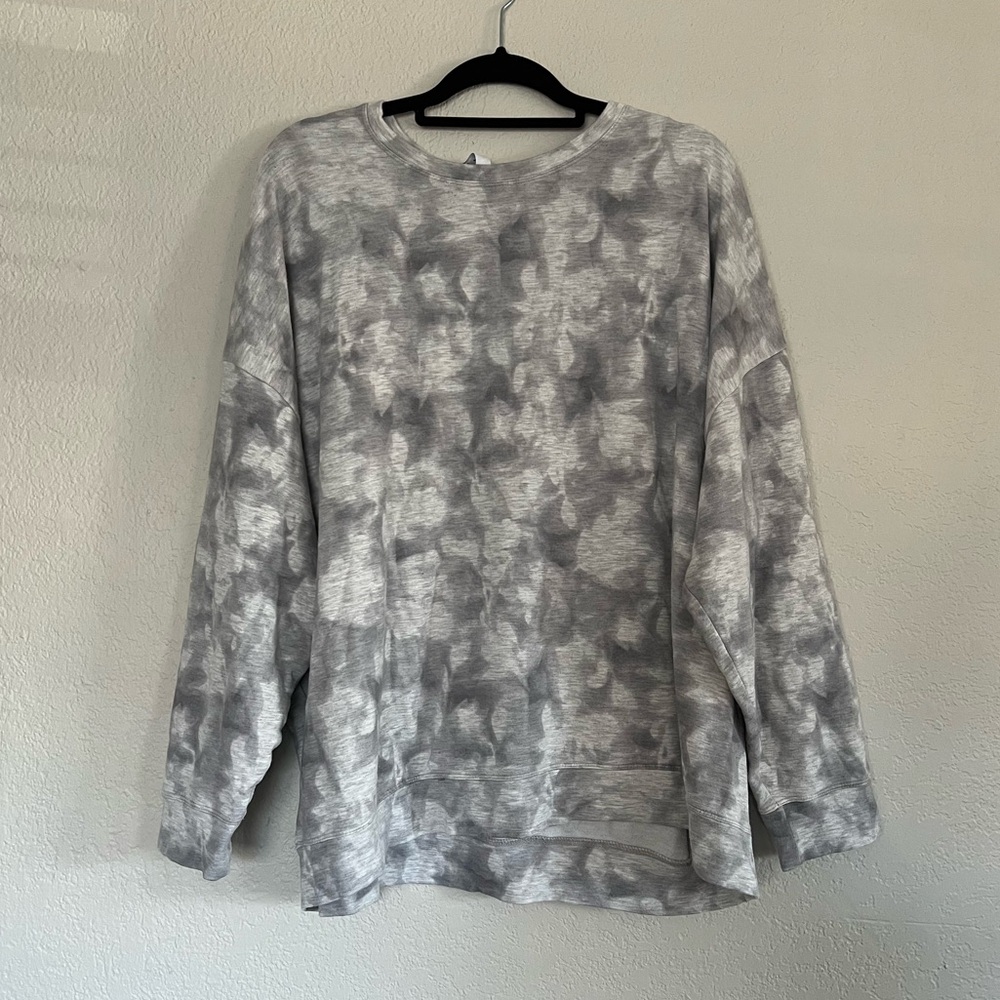 Athleta Light Gray Sweatshirt